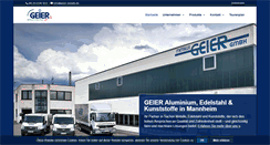 Desktop Screenshot of geier-metalle.de